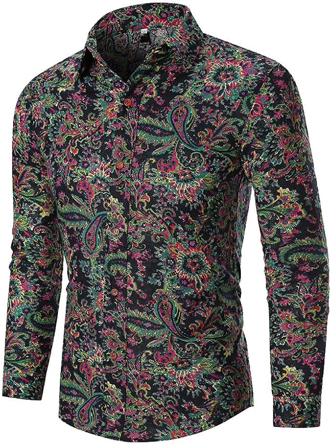 camicia uomo floreale