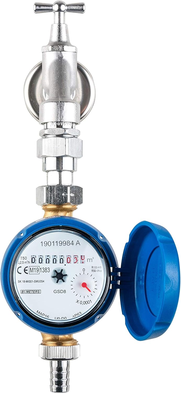 Tap meter, cold water, water meter, single jet dry runner, QN 1.5 110