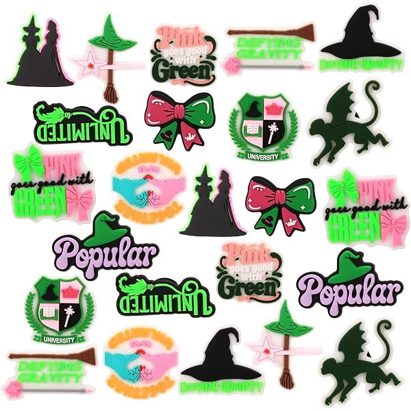 Wizard Shoe Charms For Crocs & Clogs - 18-Pack Decorations, Birthday Party Favors