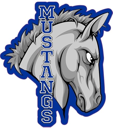 SMU Mustangs Vinyl Decal - 3 Inch Premium Quality Sticker For Cars, Laptops & Windows