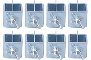 8PCS Butt Welding Clamps, Auto Body Panel Clamps Sheet Metal Welding Clips Door Skin Panel Magnetic Weld Tool for Patch Repai