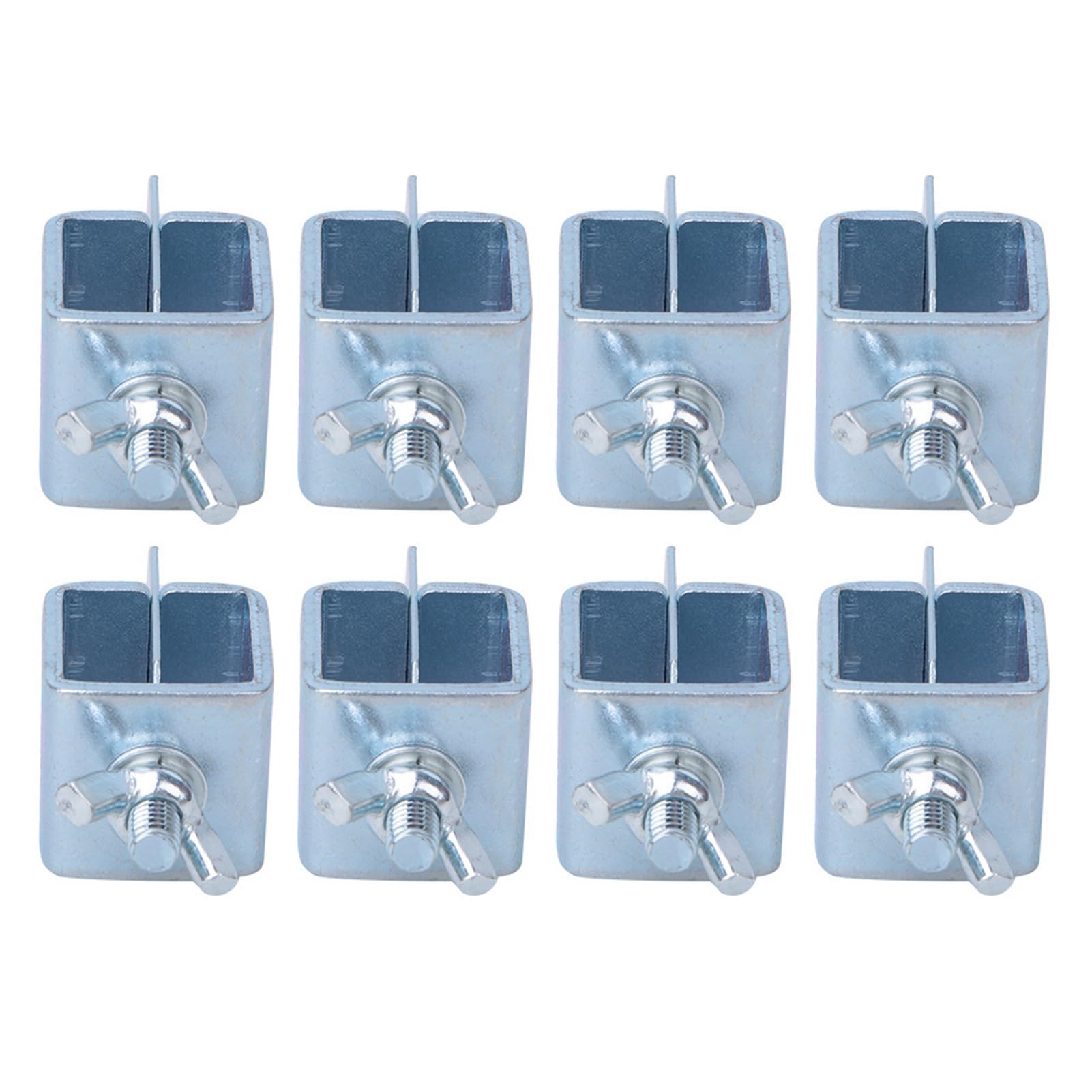 8-Pack Adjustable Welding Clamps for Car Window Frame & Door Panel Repair, Heavy Duty Metal Butt Clamping Tools with Precision Positioning