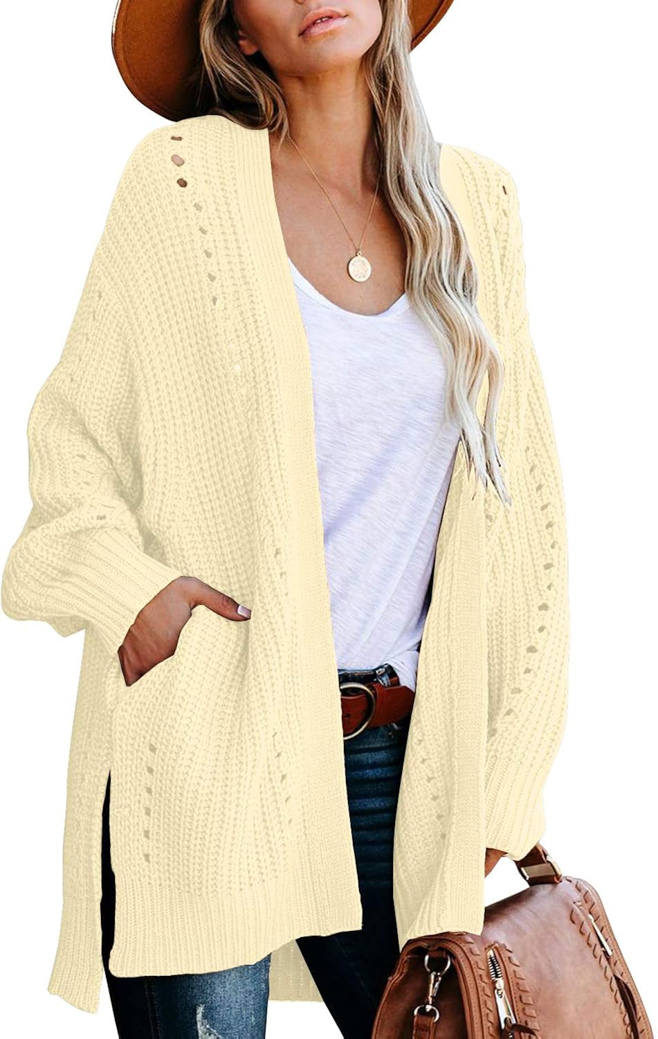 loose sweater cardigan