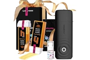 WAXFANS Roll on Wax Kit,Wax Roller,Enhanced insulation effect,Roll on Wax Kit for Hair Removal,Wax Roller Kit for Hair Removal,at Home Waxing Kit for women men，Waxing Kit for Full Body,