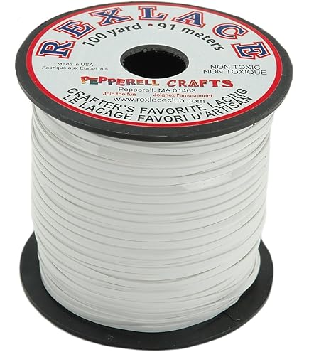 Pepperell Rexlace Lacets En Plastique Bleu Clair 0,95 X 91,4 M