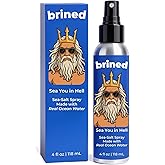 Brined Sea Salt Spray for Hair Men & Women | Real Ocean Water Texturizing Spray | Beach Hair, Waves, Volume & Matte Finish | Aloe, Kelp & Vitamin B5 | Sulfate-Free, Paraben-Free | 4oz