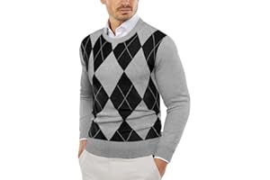 COOFANDY Men's Crew Neck Sweater Slim Fit Lightweight Sweatshirts Knitted Pullover for Casual Or Dressy Wear