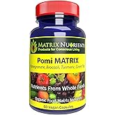POMI Matrix - 10 Times Stronger Than The Competition! - Lower PSA Levels for Healthy Prostate - 100% Organic - Ingredients: Pomegranate, Green Tea, Turmeric, Broccoli - Vegan Capsules (60ct)