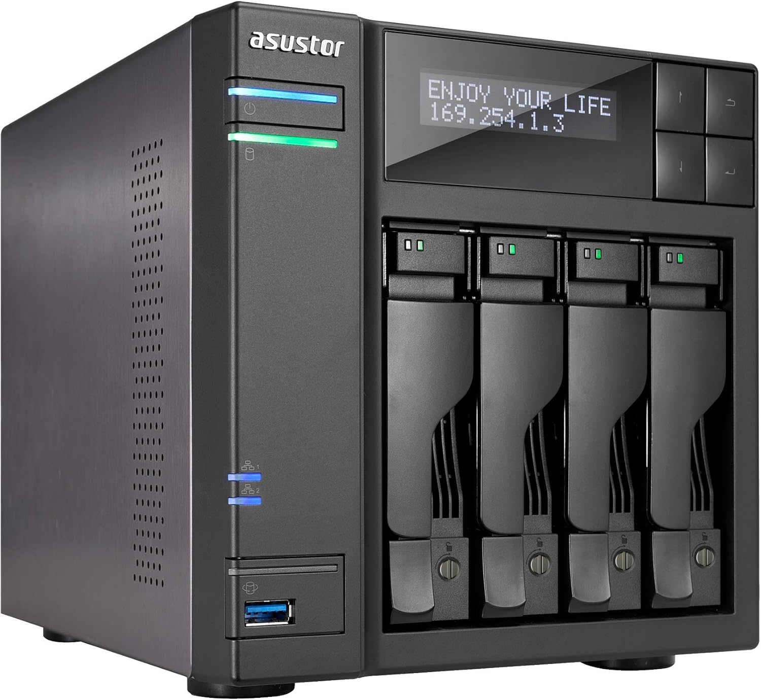 Asustor AS6204T Network Attached Storage 1.6GHz Quad