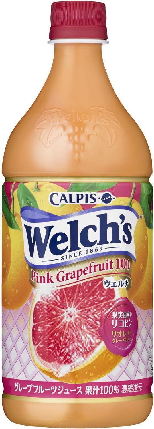 Amazon Welch S ピンクグレープフルーツ100 800g 8本入 2ケース 16本 Welch S ウェルチ 野菜ジュース フルーツジュース 通販