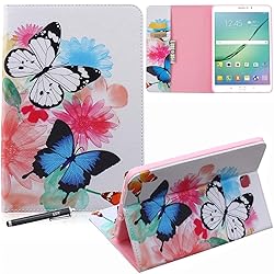 Newshine Case for Galaxy Tab S2 9.7 - PU Leather
