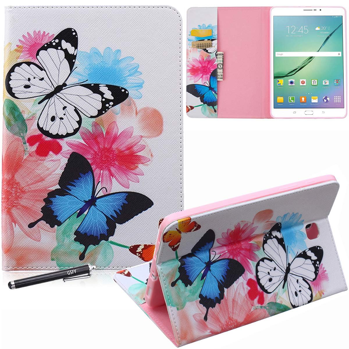 Newshine Case for Galaxy Tab S2 9.7 - PU Leather