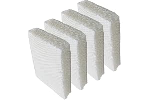 PUREBURG WF813 Humidifier Wick Filters Compatible with Relion WF813 Relion RCM832 RCM832N RCM-832N DH832 DH-832 Duracraft DH-830 Honeywell HC832 Robitusin DH-832 ProCare PCCM-832N AC813,4-Pack