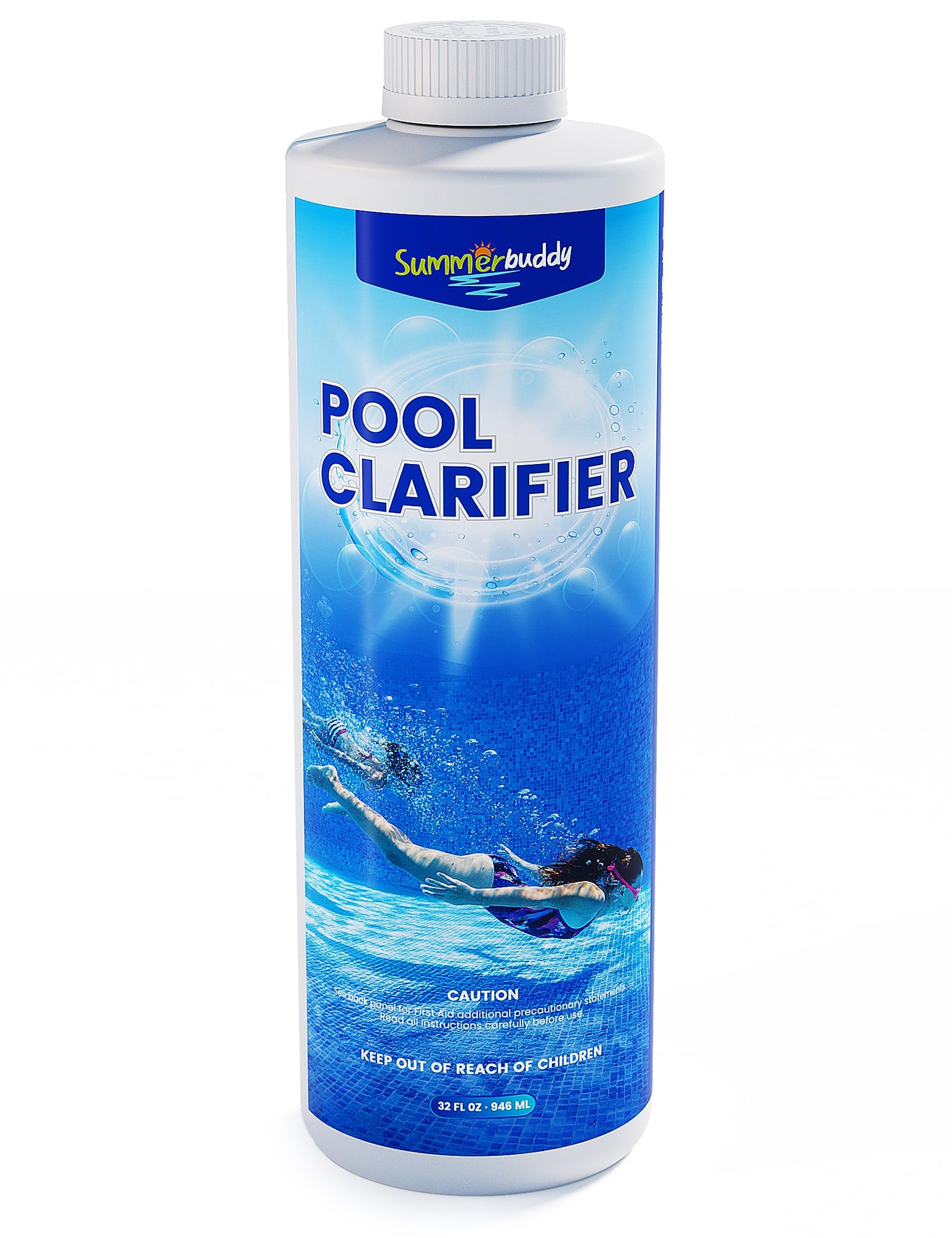 Photo 1 of SUMMERBUDDY Pool Clarifier for Above Ground Pools and Inground Pool, Works with Any Pools, Clarifier for Swimming Pool