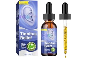 ITECFREELY Tinnitus Relief for Ringing Ears, Best Ear Ringing Relief Drops for Tinnitus Relief, Natural Tinnitus Treatment to Reduce Ear Noise and Improve Hearing for Men & Women-2 Fl Oz