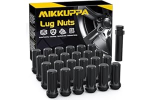 MIKKUPPA 24PCS M14x1.5 Lug Nuts - Replacement for Chevy Silverado 1500 Suburban Traverse, Ford F150, GMC Yukon Sierra 1500 Af