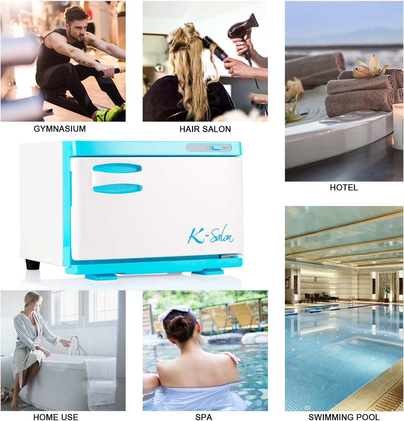 Hot Towel Warmer, Large Size 18 Litre Towel Cabinet for Spa, Salon, Hotel and Home Use: Home & Kitchen