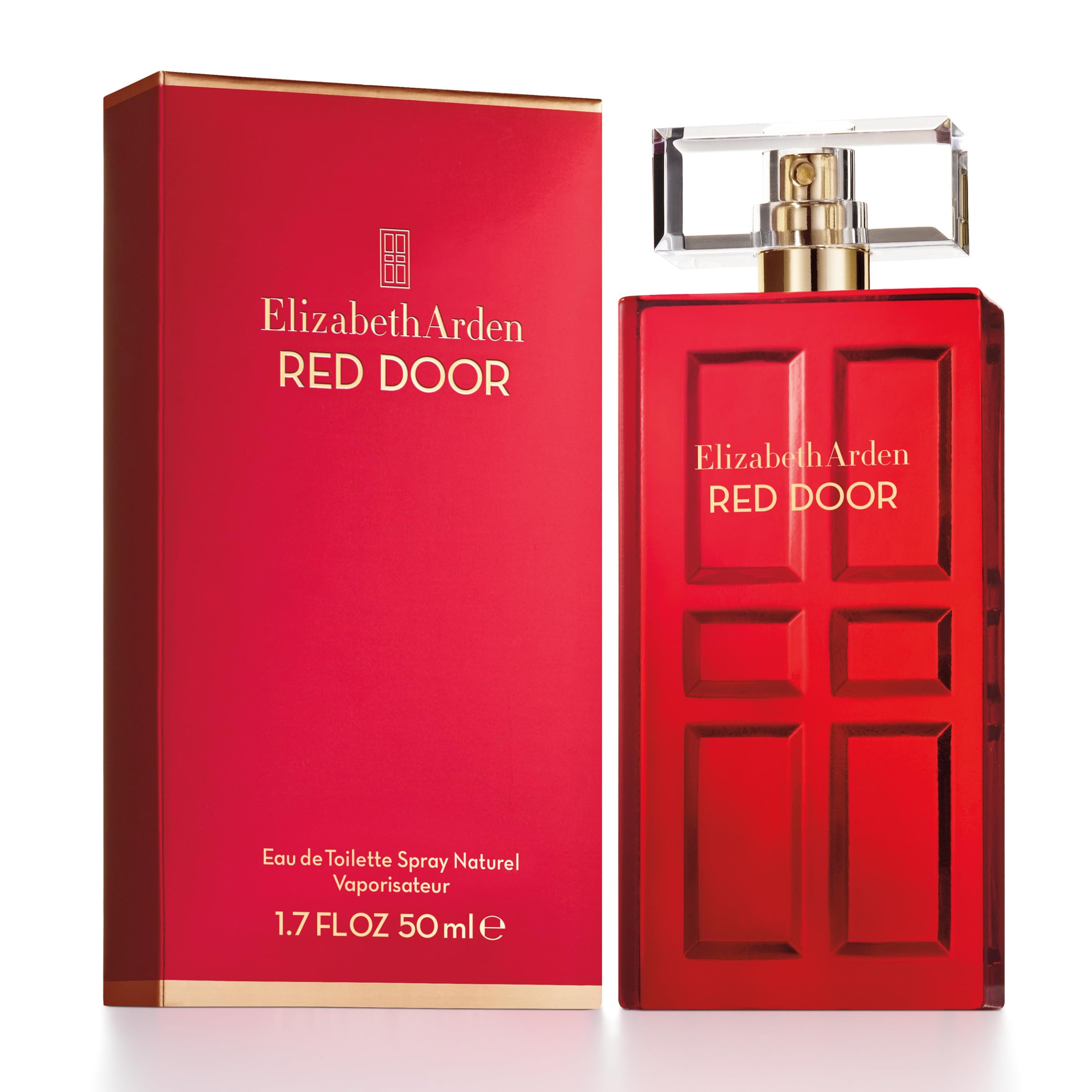 Elizabeth Arden Red Door Eau de Toilette Spray, 50ml, floral woody perfume, luxury fragrance for women
