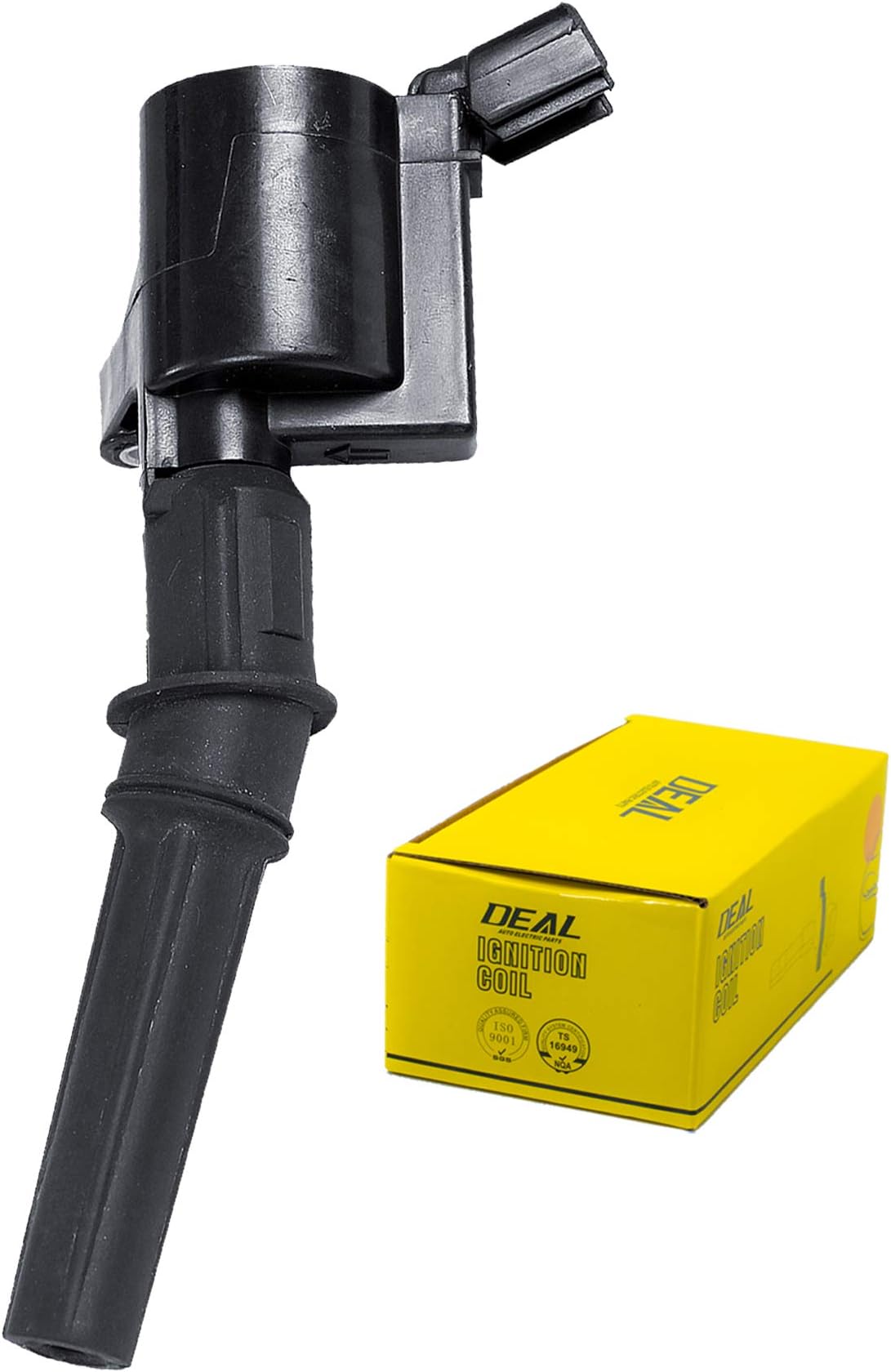 DEAL AUTO ELECTRIC PARTS Set of 1 New Ignition Coil Compatible With F-150 F-250 F-350 E-150 E-250 E-350 Expedition Grand Marquis V8 V10 Replacement For DG508 DG457 C1454