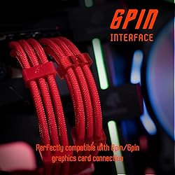 AsiaHorse 18AWG PSU Cable Extension Sleeved Custom