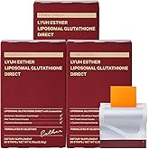 ESTHER FORMULA Liposomal Glutathione Strips (90 ct) - Glutathione Direct, Antioxidant Support & Skin Brightening | Fast-Absorbing Oral Beauty Film | Korean Supplement | Made in USA