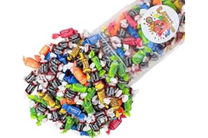 GRANDYS CANDYS Mini Tootsie Roll Chews, Individually Wrapped, Bulk Candy, Assorted Mix (2 Pounds)