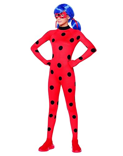 Spirit Halloween Miraculous Lady Bug Kids Jumpsuit Costume