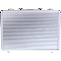 MonkeyJack 100/200/300/500pcs Capacity Poker Chips Aluminum Case Container Poker Chips Storage Box Poker Chips Suitcase