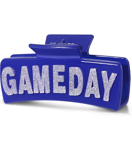 Amazon.com: Beaded Game Day Hair Claw Clip for Women Large  display picture 3