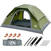 Night Cat Upgraded Backpacking Tents 1 2 Persons Easy Clip Setup Camping Tent Adults Scouts Heavy Rainproof Compact Lightweight