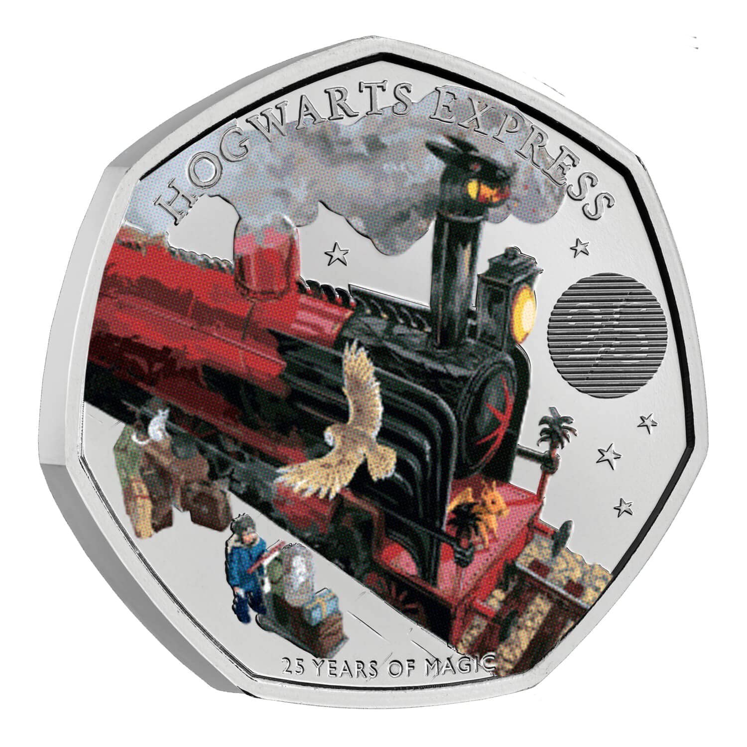 Hogwarts Express 50p Coin Colour Brilliant Uncirculated Coin Pack 2022