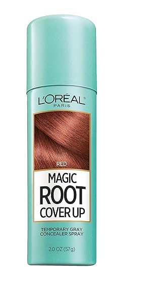 L’OREAL PARIS MAGIC ROOT COVER UP GRAY CONCEALER SPRAY RED 2 OZ.(PACKAGING MAY VARY)