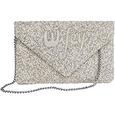 Wifey Bridal Clutch Bag - Hand Beaded Bride Purse, Perfect for Bridal Shower, Engagement, Bachelorette & Wedding Party