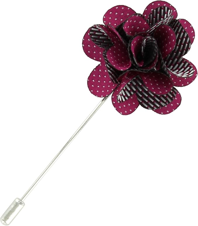 Pin Dot Flower Lapel Pin (Pink) Amazon.co.uk Clothing