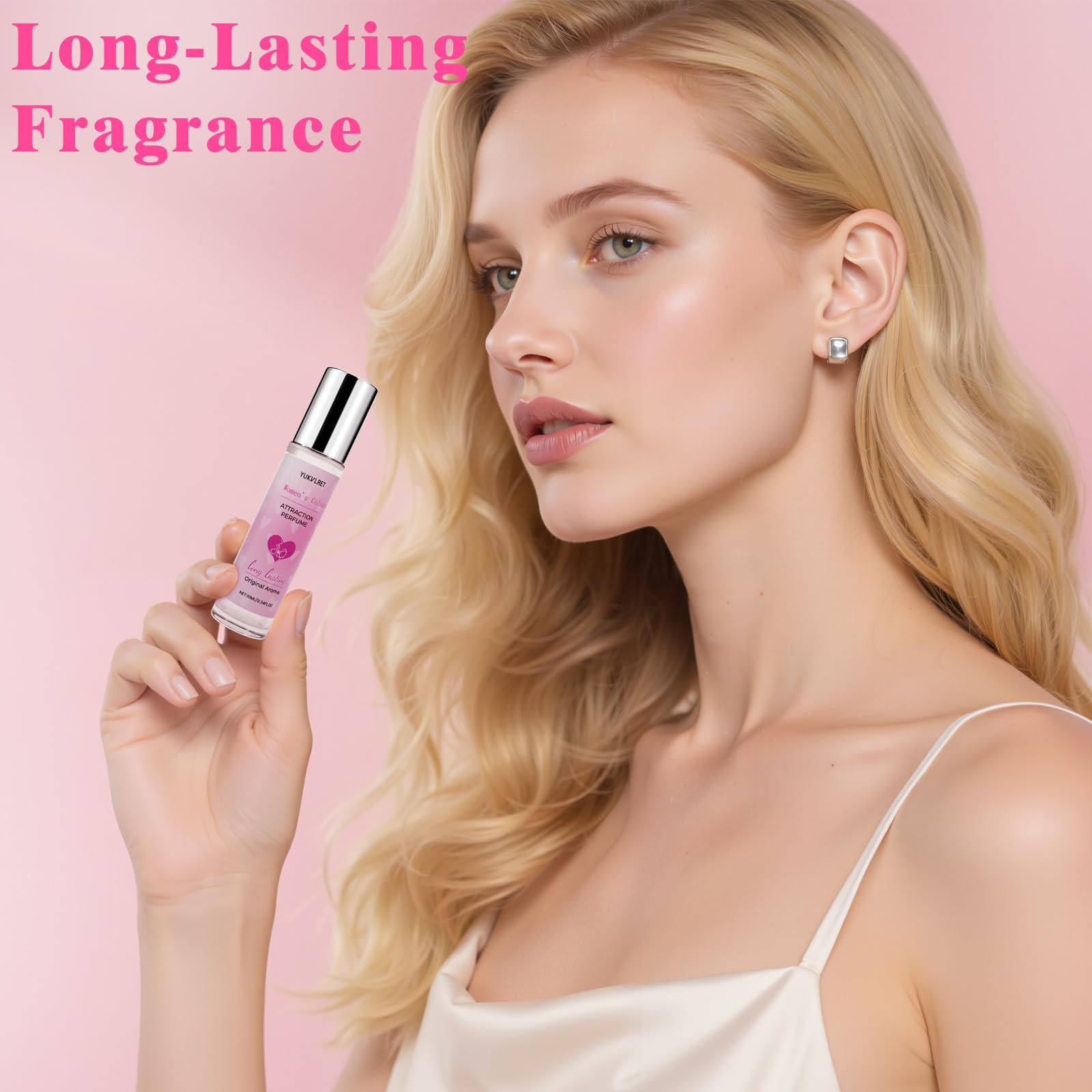 Pheromones Perfumes for Women, Long Lasting Women's Cologne, Pheromone Perfumes Attract Men, Enhanced Scents Women's Perfume, Roller Ball Design, Portable and Fruity
