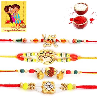 Brother Rakhi Set Bhaiya Bhabhi Kids 