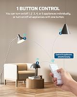 DEWENWILS Remote Control Sockets 13A 3120W 30M/100FT 2 Remotes 5 Sockets view 2