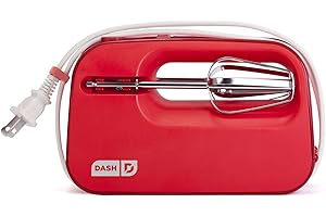 Dash SmartStore™ Compact Hand Mixer Electric for Whipping + Mixing Cookies, Brownies, Cakes, Dough, Batters, Meringues & More