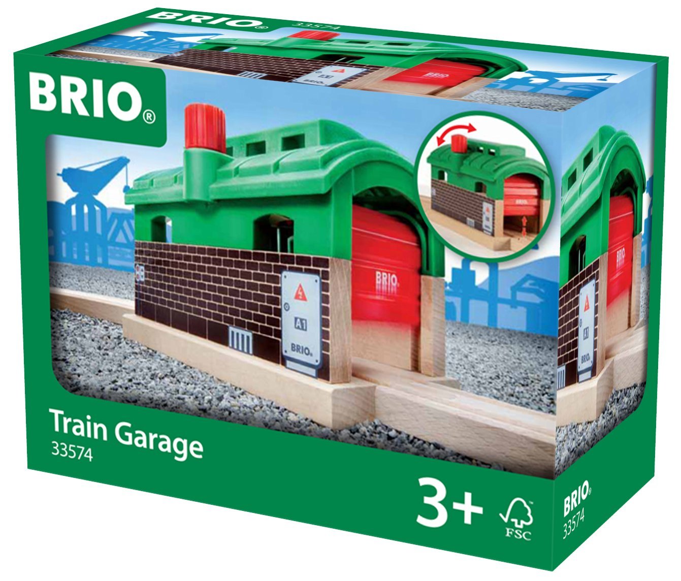 BRIO Bahn Großes Landschaftsset - Puppenhaus Holz - Plantoys Chalet - Brio Holzeisenbahn