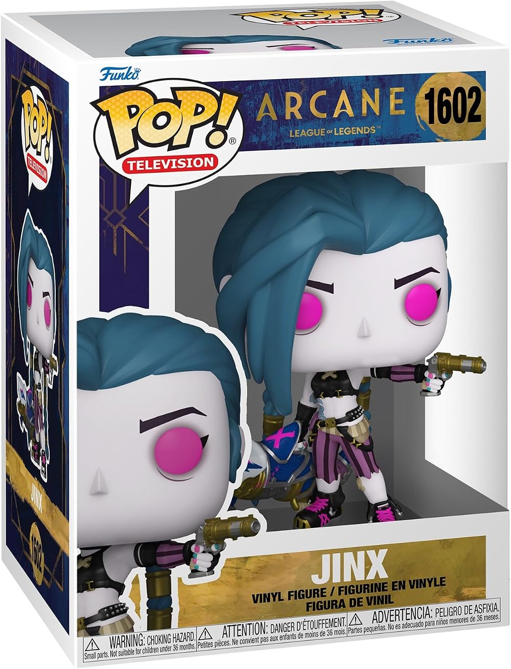 Funko POP! TV Arcane Jinx Collectible Vinyl Figure Official Merchandise 3.75in
