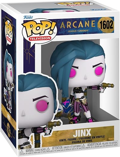 Funko POP! TV Arcane Jinx Collectible Vinyl Figure Official Merchandise 3.75in