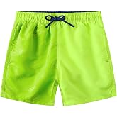SERENYOU Boys Swim Trunks Boys' Fun Beach Board Shorts 5-14 Years