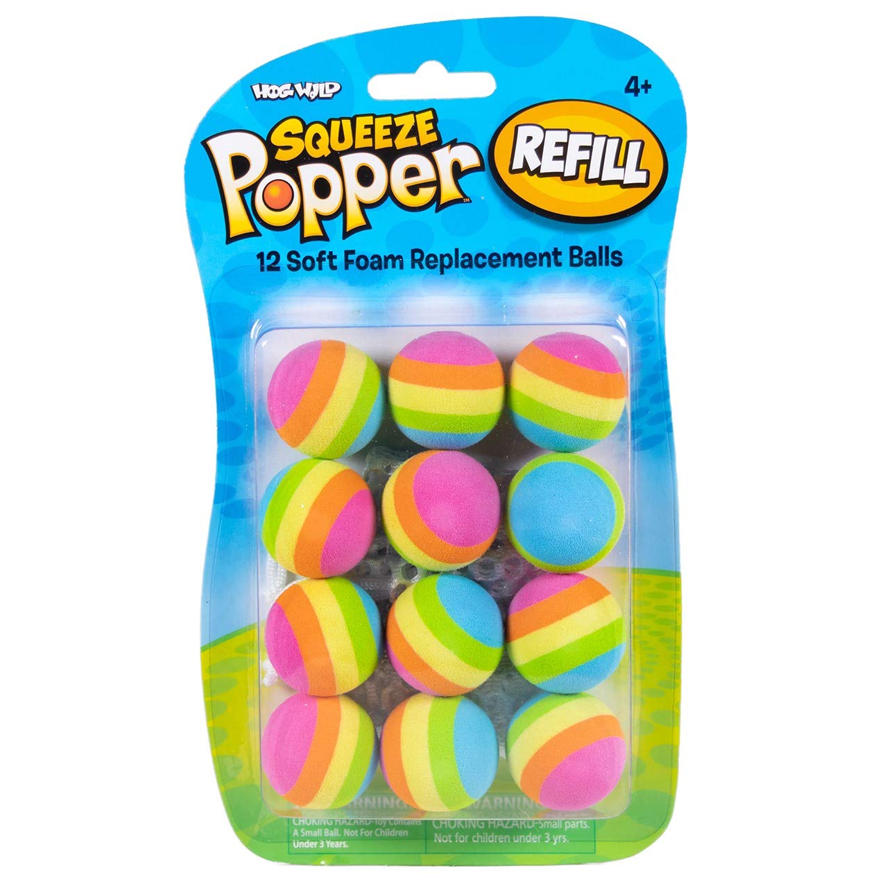 Hog Wild Power Popper 48pcs Balls Refill (Mixed color), compatiable for any Power poppers and Character poppers.