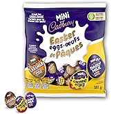 Cadbury, Assorted Mini Chocolate Easter Eggs Candy, Individually Wrapped, 381 g