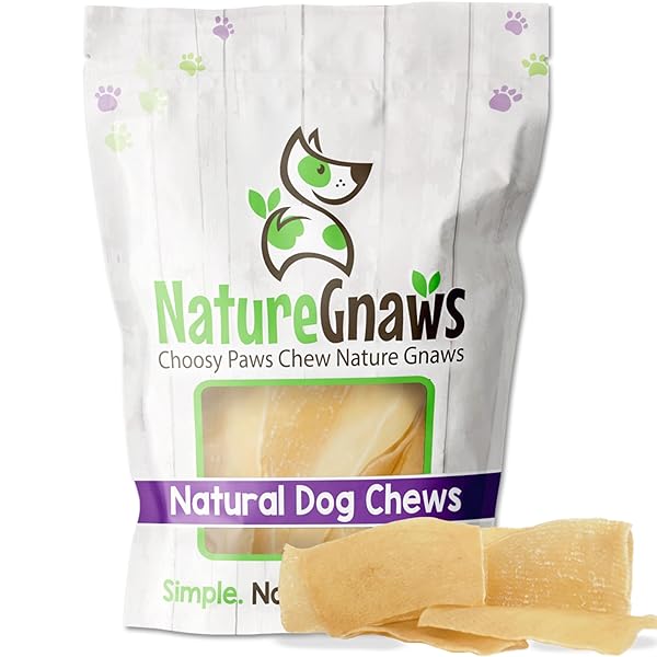 NATURE GNAWS PORK SKIN CHEWS FOR DOGS –...
