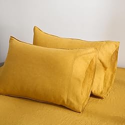 Triton Linen 100% Linen Pillow Cases Standard Size