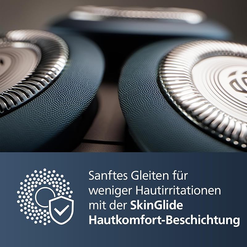 Shaver Series 5000X - elektrischer Rasierer für Herren, Nass- und Trockenrasur, Skin Protect Technologie, flexibler 360-Grad-Scherkopf, Aufladen in 1 Std./5 Min Schnellladung (Modell X5004/00)