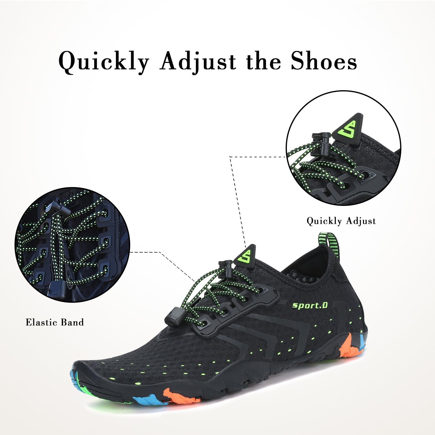  | Mishansha Mens Womens Water Shoes Quick Dry Barefoot for Swim Diving Surf Aqua Sports Pool Beach Walking Yoga | Water Shoes