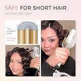 TYMO ROVY Hair Waver Crimper 25mm Ceramic Tourmaline Dual Voltage Gold view 5