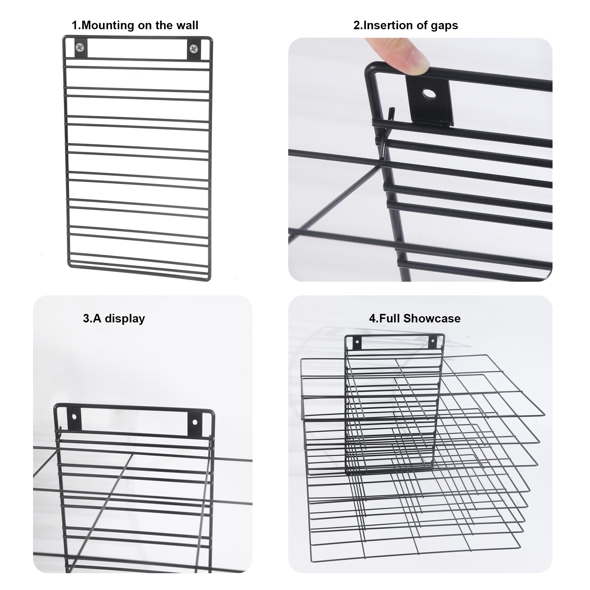 Premium Iron Art Drying Rack with 8 Removable Shelves for Classroom - 16.1 x 11.9 x 13.8 Inches - Art Storage Organizer and Painting Drying Shelf